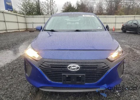 2019 Hyundai Ioniq Blue z USA, uszkodzony, nr VIN KMHC65LC2KU175064